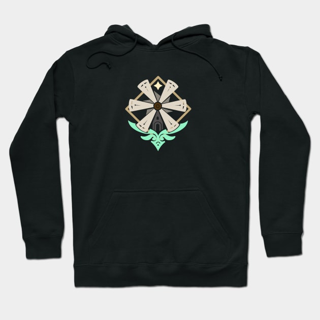 mondstadt emblem Hoodie by anemocha